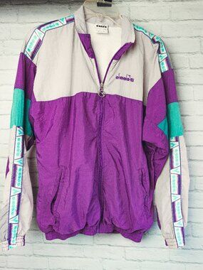 Vintage 90’s Diadora Athletic Track Jacket